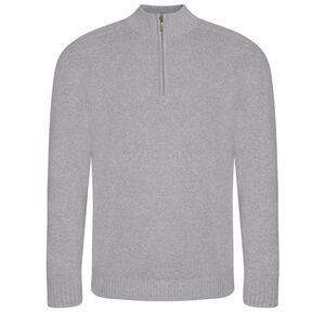 Ecologie Mens Wakhan Zip Neck Sweater / Heather
